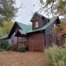 Log Home Surface Stripping And Staining In Jasper GA 5